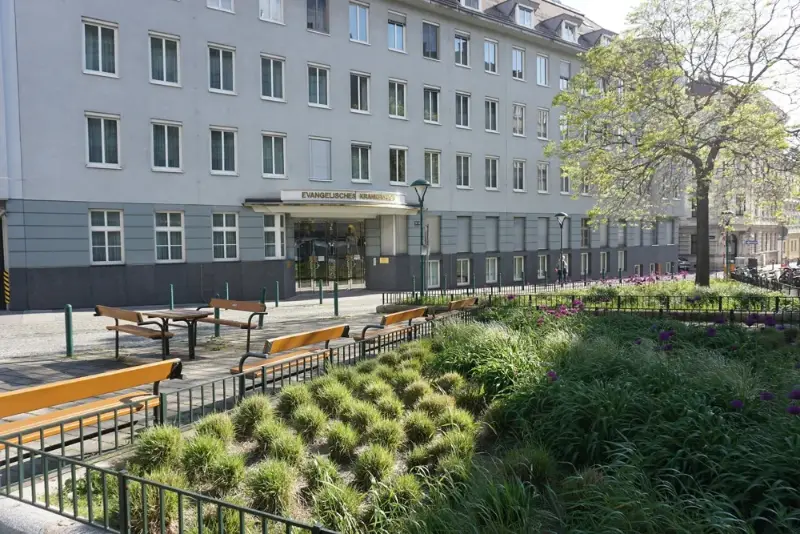 Evangelisches Krankenhaus Wien, Haupteingang